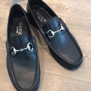 all black gucci loafers